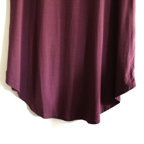 Asimoon NWT Maroon Red Buttoned Short Sleeve Tunic Medium - Picture 6 of 6